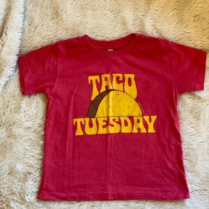 Kids Red Taco Graphic T-Shirt